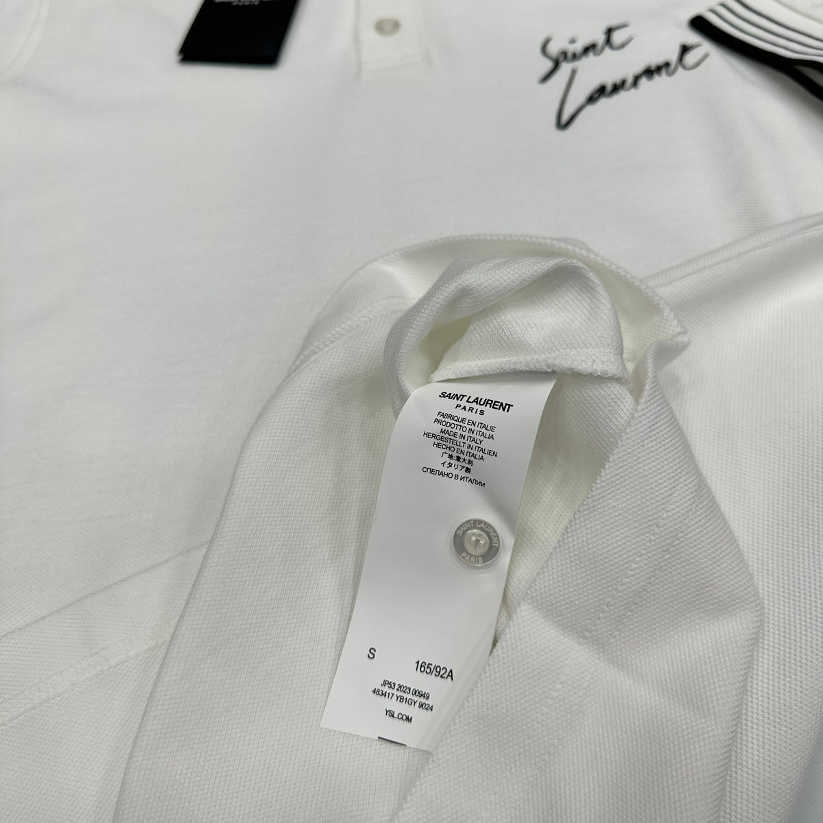 T-shirt polo Saint Laurent 1226 “Last”